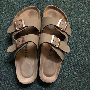 Tan “Birkenstock’s” size 8 women’s
